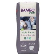 BAMBO mähkmed DREAMY NIGHT 8-15a, Tüdruk, 35-50 kg 10 tk/pakk, BAMBN9890