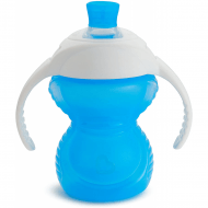 MUNCHKIN läbipaistev pudel CLICK LOCK® BITE PROOF, 237ml, sinine, 6k+, 012465