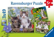 RAVENSBURGER pusled Cuddly Kittens 3Xx49p, 8046