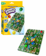 FUNVILLE GAMES Ussid ja redelid 3D mäng, reisiversioon, 61145