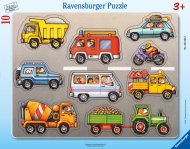 RAVENSBURGER pusle Vehicles, 10tk, 5232