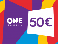 Kinkekaart One Family 50€