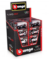 BBURAGO auto 1/43 Racing, assort., 18-38010