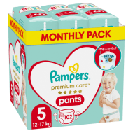 PAMPERS Mähkmepüksid Premium Monthly 5 suurus, 102 tk, 81772333