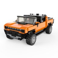 RASTAR 1:30 kokkupandav auto mudel Hummer EV, assort., oranz/kollane, 454 parts, 93700
