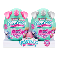RAINBOCORNS pehmete mänguasjade komplekt Sparkle Heart Surprise Combo, 6 seeriat, Puppycorn Surprise Bow, 2 tk, 9275