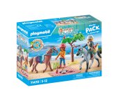 PLAYMOBIL HORSES OF WATERFALL Ratsamatk randa koos Amelia ja Beniga, 71470