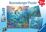 RAVENSBURGER pusled Ookeani maailm, 3x49tk, 5149
