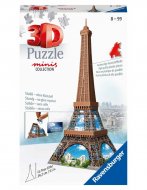 RAVENSBURGER 3D minihoonete pusle Eiffeli torn, 54tk, 12536
