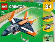 31126 LEGO® Creator Ülehelikiirusega reaktiivlennuk