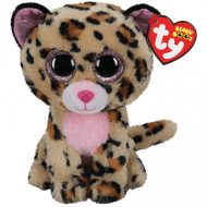 TY Beanie Boos leopard LIVVIE pruun ja roosa, TY36490