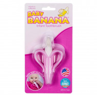 BABY BANANA väikelaste hambahari Banana Pink 3-12 kuud BR003P