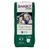 BAMBO mähkmed DREAMY NIGHT 4-7 Poiss, 15-35 kg 10 tk/pakk, BAMBN9883