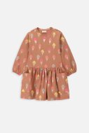COCCODRILLO lühikeste varrukatega kleit SUMMER CAMP KIDS, powder pink, WC4129102SCK-033-0