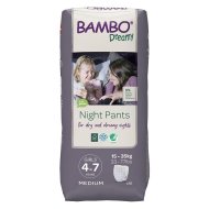 BAMBO mähkmed DREAMY NIGHT 4-7 Tüdruk, 15-35 kg 10 tk/pakk, BAMBN9867