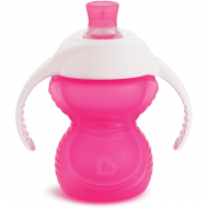 MUNCHKIN läbipaistev pudel CLICK LOCK® BITE PROOF, 237ml, roosa, 6k+, 12466
