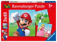 RAVENSBURGER pusled Super Mario, 3x49tk., 5186