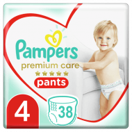PAMPERS Premium Care püksmähkmed, suurus 4, 9-15kg, 38 tk, 81750548
