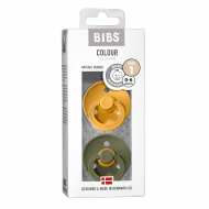 BIBS lutt lateks, 0-6m, 2 tk., Honey Bee/Olive