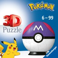 RAVENSBURGER 3D pusle Pokemon Master Ball, 54 tk, 11564