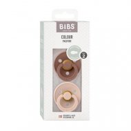 BIBS Värviline Sümmeetriline lutt, 2-pakk, 6-18 m., Ivory/Blush, Suurus 2