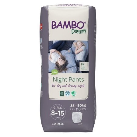 BAMBO mähkmed DREAMY NIGHT 8-15a, Tüdruk, 35-50 kg 10 tk/pakk, BAMBN9890 BAMBN9890