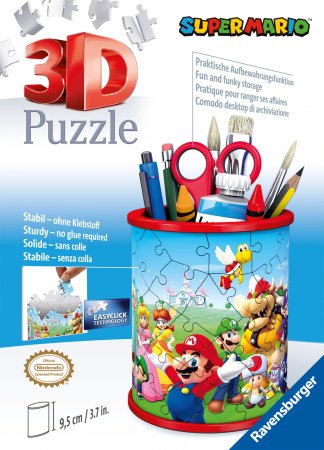 RAVENSBURGER 3D pusle-pliiatsihoidja Super Mario, 54tk, 11255 11255