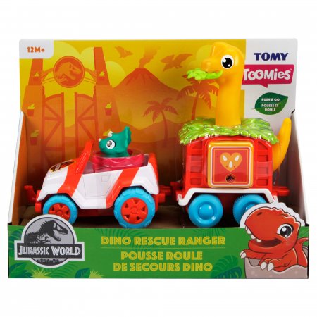 TOMY autode komplekt koos dinosaurus Rescue Rangeriga, E73253 E73253