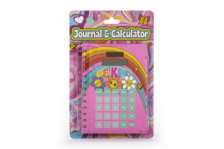 SIMPLE PLEASURES spiraalmärkmik kalkulaatoriga, K30075-31104-KT K30075-31104-KT