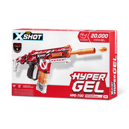 X-SHOT mängupüstol Hyper Gel, 1 seeria, 20000 geelkuuli, assortii, 36620 