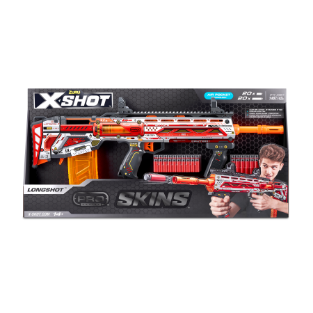 X-SHOT mängupüstol Skins Pro, 1 seeria Sinister, assort., 36600 