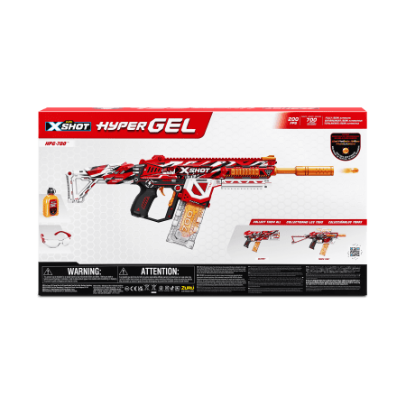 X-SHOT mängupüstol Hyper Gel, 1 seeria, 20000 geelkuuli, assortii, 36620 