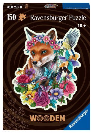RAVENSBURGER puidust pusle Colorful Fox, 150tk, 17512 17512