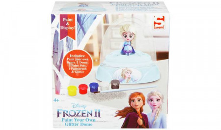 Frozen 2 Elsa Paint Your Own Glitter Dome, DFR2-4292-2 DFR2-4292-2