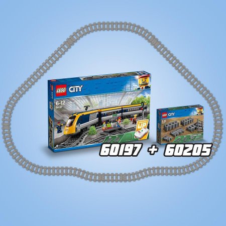 60205 LEGO® City Rööpad ja kurvid 60205