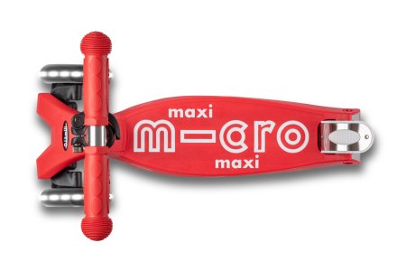 MICRO tõukeratas Maxi Micro Deluxe LED Red, MMD068 