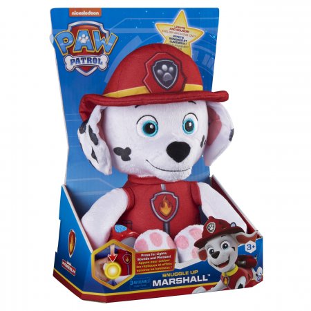 PAW PATROL pehme mänguasi Snuggle Up Pup Marshall, 6063097 6063097
