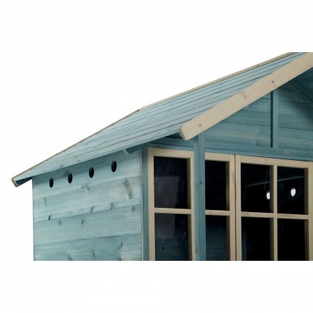 PLUM Deckhouse puidust mängumaja, sinine, 135x135x137 cm, 27667 27667