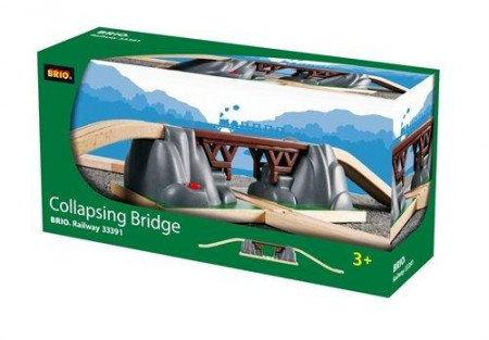 BRIO RAILWAY lisakomplekt kokkuvarisev sild, 33391000 33391000