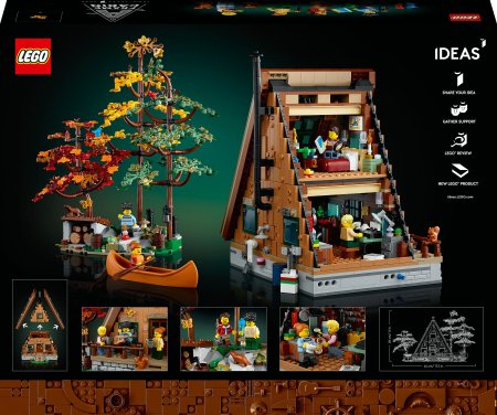 21338 LEGO® Ideas A-kujuline metsamaja 21338