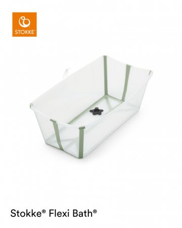 STOKKE beebivann Flexi Bath, transparent green, 531910 531910