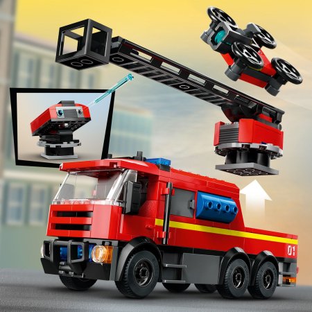 60414 LEGO® City Tuletõrjedepoo Koos Tuletõrjeautoga 