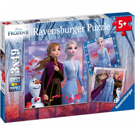 RAVENSBURGER pusle Frozen 2 The journey starts, 3x49pcs., 5011 5011