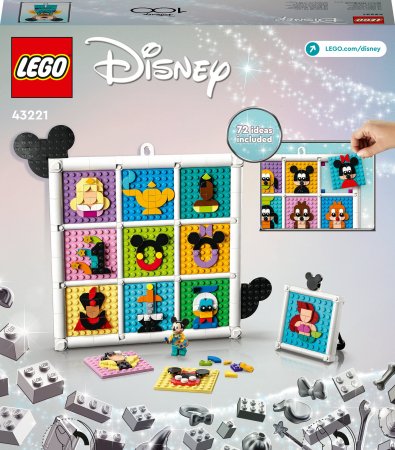 43221 LEGO® Disney™ Specials Disney Animationi 100. aastapäeva ikoonid 43221
