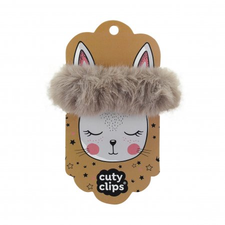 CUTY CLIPS pehmed juuksekummid Fluffy Bunny, nr 16, CL0016 CL0016
