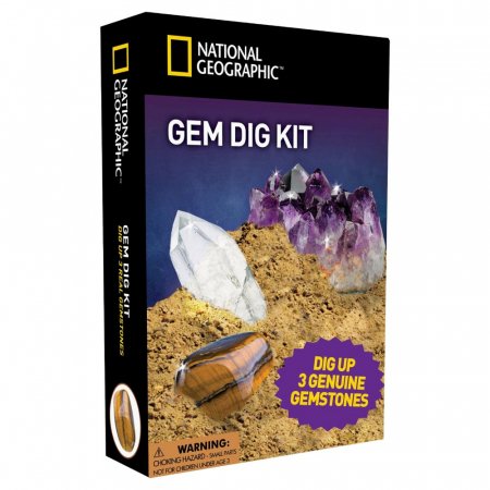 NATIONAL GEOGRAPHIC komplekt Gemstone Dig Kit, NGGEM NGGEM