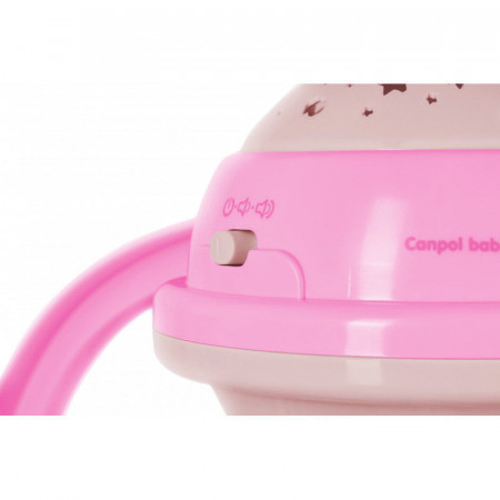 CANPOL BABIES musical mobile-projector 3in1, roosa, 75/100_pin 75/100_pin