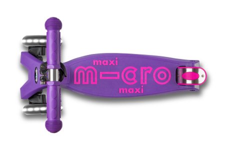 MICRO tõukeratas Maxi Micro Deluxe LED Purple, MMD066 