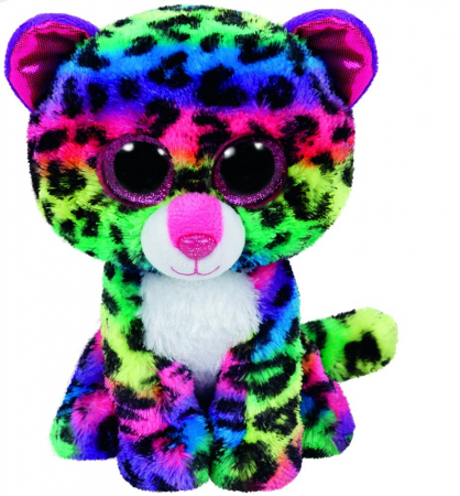 TY Beanie Boos pehme leopard värviline  DOTTY, 23 cm, 37074 