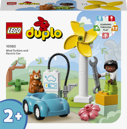 10985 LEGO® DUPLO Town Tuuleturbiin ja elektriauto 10985